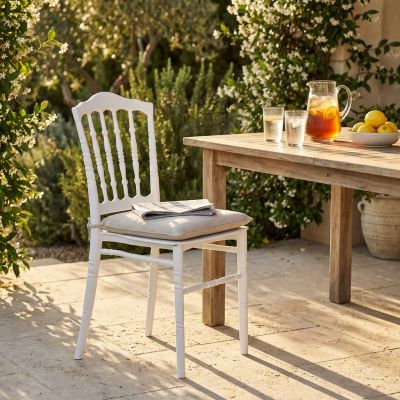 MOLY - sedia da esterno vintage in resina