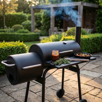 POTS - barbecue a carbonella con affumicatore