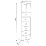 ADELINE - cassettiera in legno