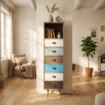 ADELINE - cassettiera in legno