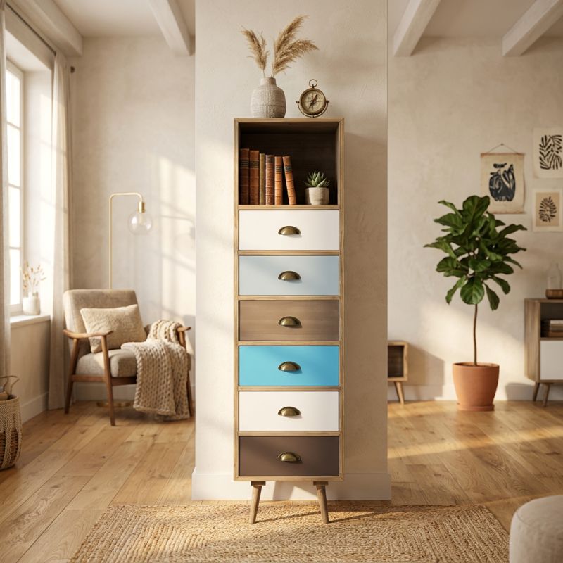 ADELINE - cassettiera in legno