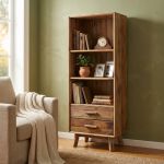 PINUS - libreria con 2 cassetti e 3 ripiani