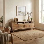 PINUS - porta TV con 2 cassetti