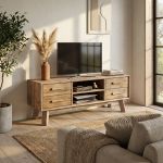PINUS - porta TV con 4 cassetti
