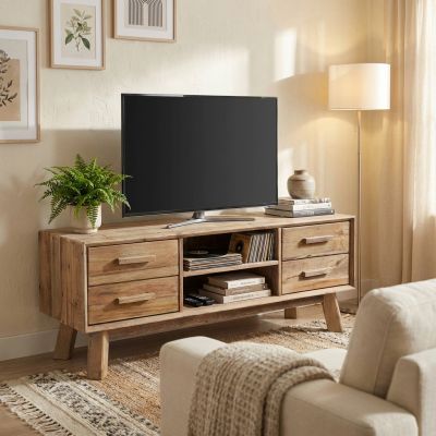 PINUS - porta TV con 4 cassetti
