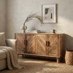 PINUS - credenza con 4 ante