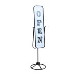 ADAM - cartello open close in metallo