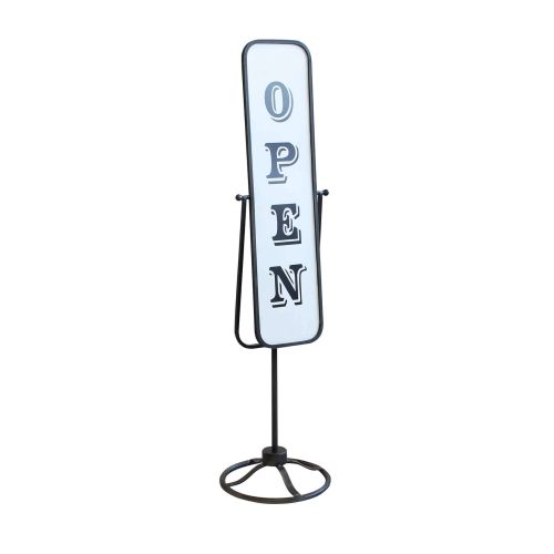 ADAM - cartello open close in metallo