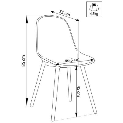 ARLO - sedia in resina