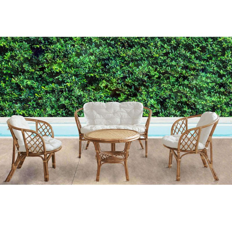 JERA - salotto da giardino in rattan