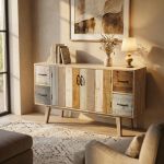 COLORWOOD - credenza in legno colorato