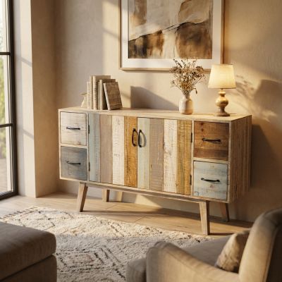 COLORWOOD - credenza in legno colorato