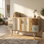 COLORWOOD - credenza in legno colorato