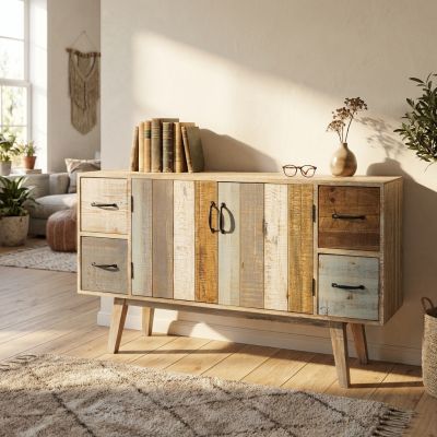 COLORWOOD - credenza in legno colorato