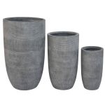 PATRICIA - set di 3 vasi