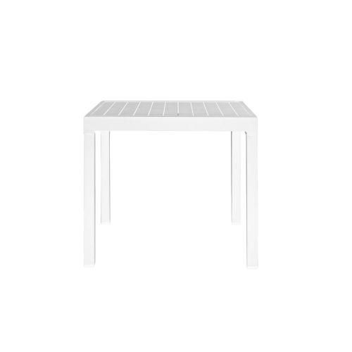 JERRI - tavolo da giardino in alluminio 90 X 90/180