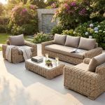 ZULA - salotto da giardino in wicker