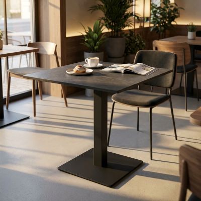 ALANA - Base per tavolo a colonna cm 50 x 50 x 72 h