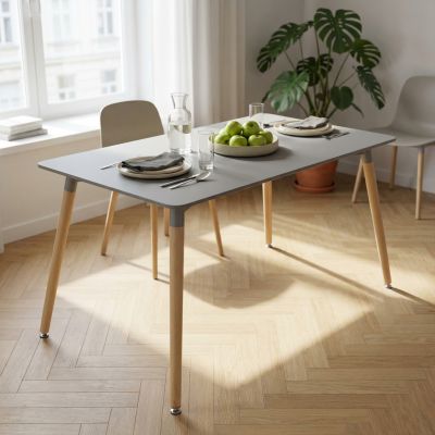 THOMAS - tavolo da pranzo scandinavo 140x80