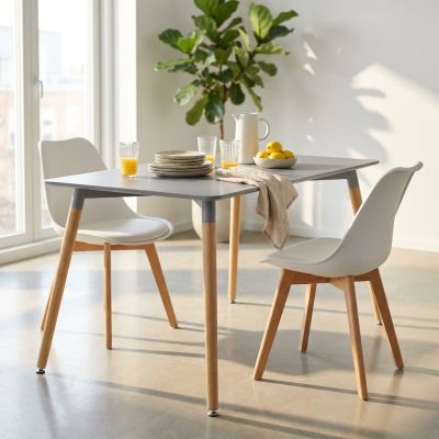 THOMAS - tavolo da pranzo scandinavo 140x80