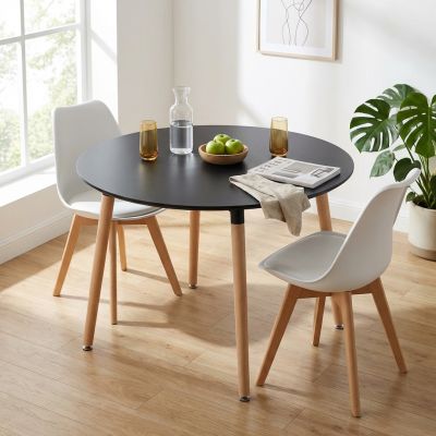 THOMAS - tavolo da pranzo scandinavo rotondo Ø 120