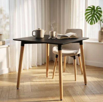 THOMAS - tavolo da pranzo scandinavo quadrato 80x80