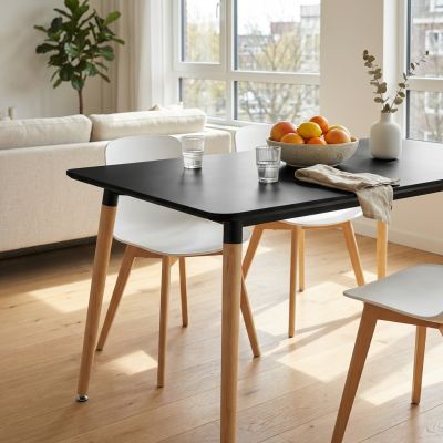 THOMAS - tavolo da pranzo scandinavo 120x80