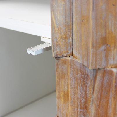 MATRIX - armadio a due ante con decoro in legno