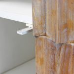MATRIX - madia a due ante con decoro in legno