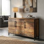 RUNE - madia moderna in legno con tre ante