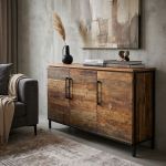 RUNE - madia moderna in legno con tre ante