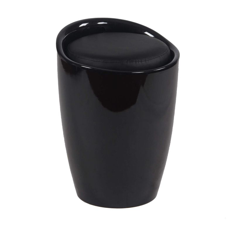 ALISEO - sgabello pouf in abs con cuscino