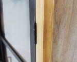 CHARLIE - vetrina in legno e acciaio