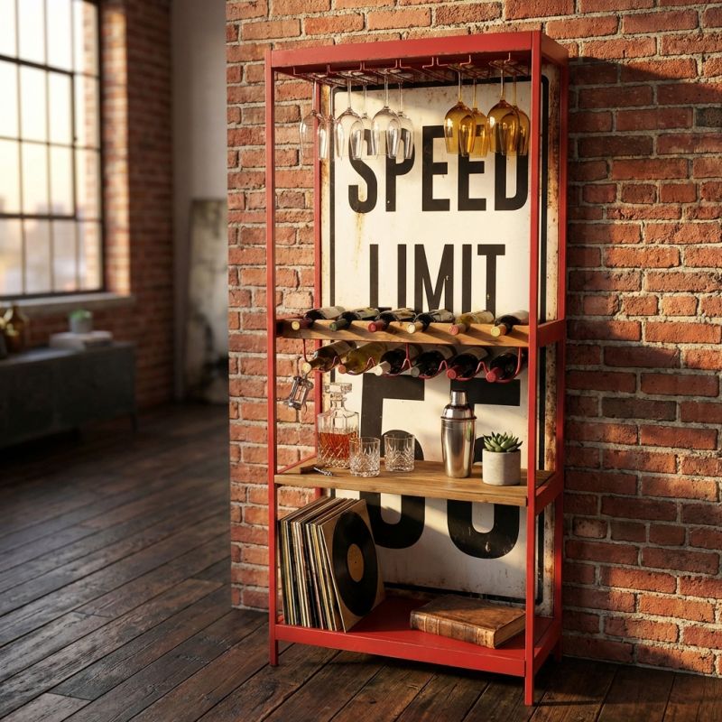 SPEED LIMIT - mobile con portabottiglie