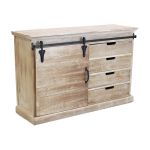 COLU - madia in legno e acciaio