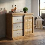 EDWINS - madia in legno e acciaio