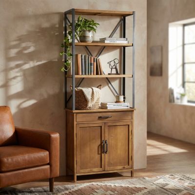 ARTUR - libreria in legno e acciaio