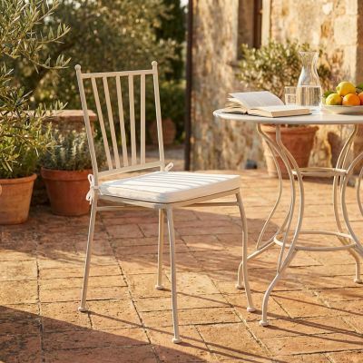 VENTUS - sedia da giardino in ferro completa di cuscino