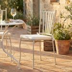 VENTUS - sedia da giardino in ferro completa di cuscino