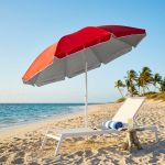 Ombrellone Spiaggia Nylon Protezione Uv Diametro 1,8 M colore CASUALE