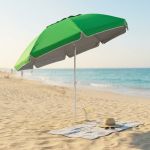 ombrellone da spiaggia poliestere uv tondo 1,80 m / palo da 22 mm