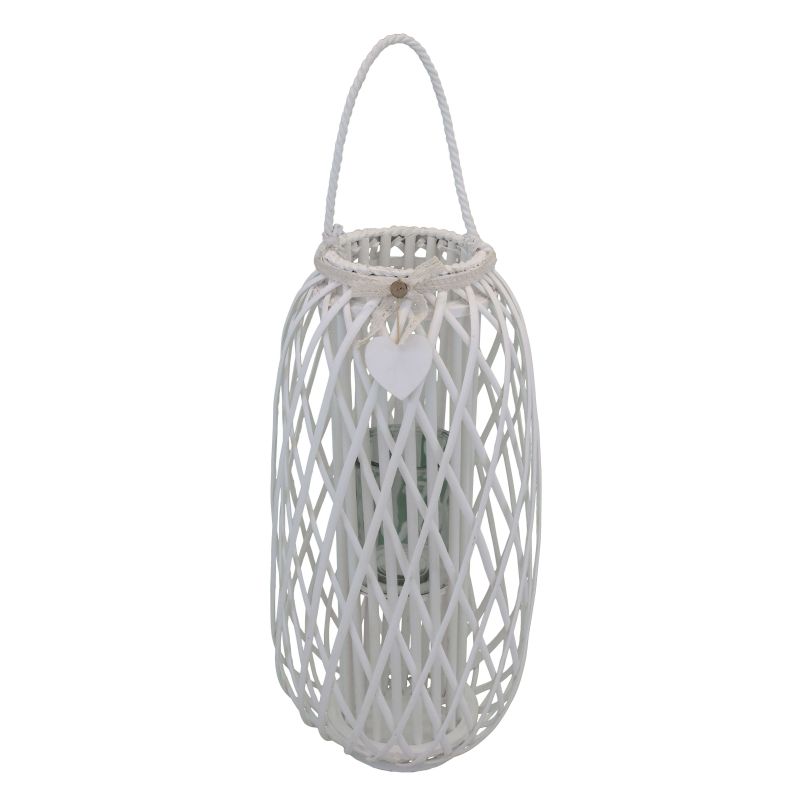 GENEVIEVE - lanterna in vimini tondo 20 x 86 cm
