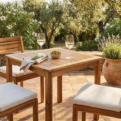 AARON - tavolo da giardino in legno massiccio di acacia