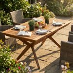 CAESAR - tavolo da giardino allungabile in legno massiccio di acacia