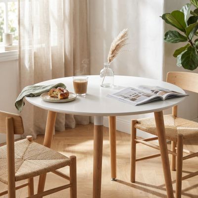 THOMAS - tavolo da pranzo scandinavo rotondo Ø 80