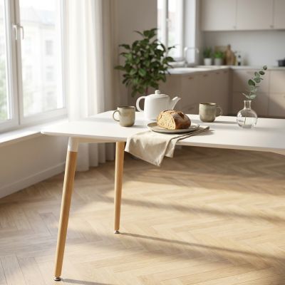 THOMAS - tavolo da pranzo scandinavo 120x80