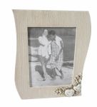 portafoto shabby chic onda cm 18,5 x 2,5 x 24,5 h