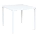 INDEX - set tavolo in metallo cm 80 x 80 x 73h con 2 poltrone Maris