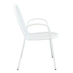 INDEX - set tavolo in metallo cm 80 x 80 x 73h con 2 poltrone Maris