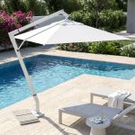 VICTOR - ombrellone da giardino decentrato metallo 3 x 4 m
